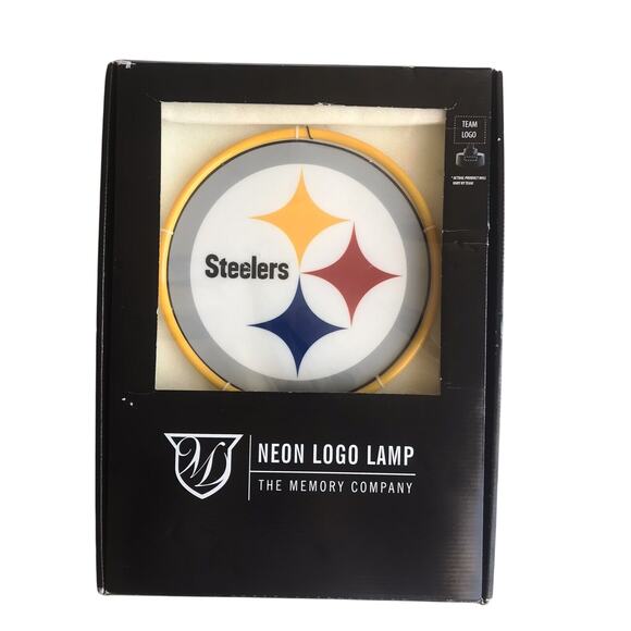 The memory company NFL Pittsburgh Steelers logo desk lamp - Picture 1 of 2